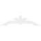 Ekena Millwork Vanguard Architectural Grade PVC Gable Bracket, 84"W x 21"H x 2"D x 6"F, 6/12 Pitch GBP084X21X0206VAN00 - alternate 2